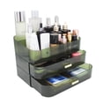 thumbnail image 1 of Organizador de maquillaje JONKASIPA con 2 cajones para Vanity-Green, 1 of 6