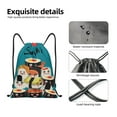 thumbnail image 4 of Daiia I Love Sushi Pattern Drawstring Backpack, Gym Bag, Lightweight Backpack, Water-Resistant Bag Travel Sports Backpack, Fitness Bag, Yoga Bag-Medium, 4 of 6