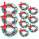 thumbnail image 2 of 10pcs mini corona de coronas navidad mini figurine micro paisajismo decoración de figuras de resina, 2 of 5