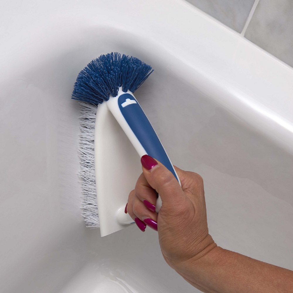 Unger 2-In-1 Corner and Grout Scrubber Brush (2-Pack) 979870