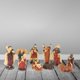 thumbnail image 4 of , elegante conjunto religioso de de , conjunto de pesebre de resina, decoración navideña, adorno de exhibición de Zulema Escena de Navidad, 4 of 8