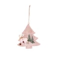 thumbnail image 2 of Hot6sl Ofertas y Liquidaciones Adornos Navideños Árbol de Navidad de Tela Pequeño Colgante de Madera Adornos Colgantes, 2 of 3