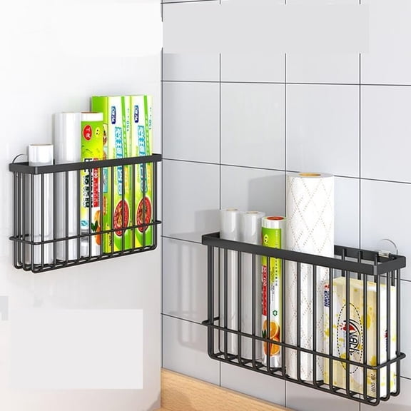 TPBSITNS 2PC Lid Organizers Inside Cabinet, Cabinet Door Organizer, Self-Adhesive Storage Box, Wall Mounted Metal Storage Boxes,Bathroom/Cabinet/Kitchen Items Organiser Storage Box