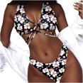 thumbnail image 4 of Bikini sexy de dos piezas para mujer, traje de baño con almohadilla de realce, conjunto de ropa de playa Fridja  nalpqowj54475, 4 of 6