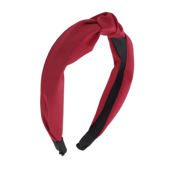 Vocoste Knotted Headband for Women Non-Slip Top Knot Head Bands for Women's Hair Red