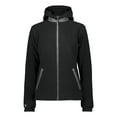 thumbnail image 3 of Holloway B19564943 Turnabout Reversible Hooded Jacket for Women, Black & Carbon - Small, 3 of 3