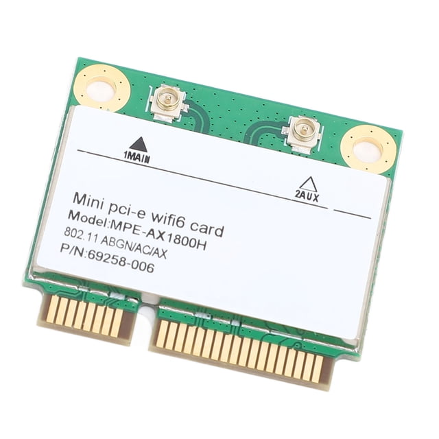 MPE AX1800H Carte Sans Fil, Mini Adaptateur PCIe RTG8852BE Wireless Fidelity 6 5.2 pour Linux