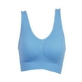 thumbnail image 2 of Fashion Solid Color Large Size Seamless With Chest Pad Adjustment Type Without Steel Ring Sports Underwear, 2 of 2