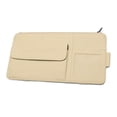 thumbnail image 1 of Visor Organizer Multi Component Durable Car Storage Bag Business Card beige Sharpla Organizador de parasol automático, 1 of 8