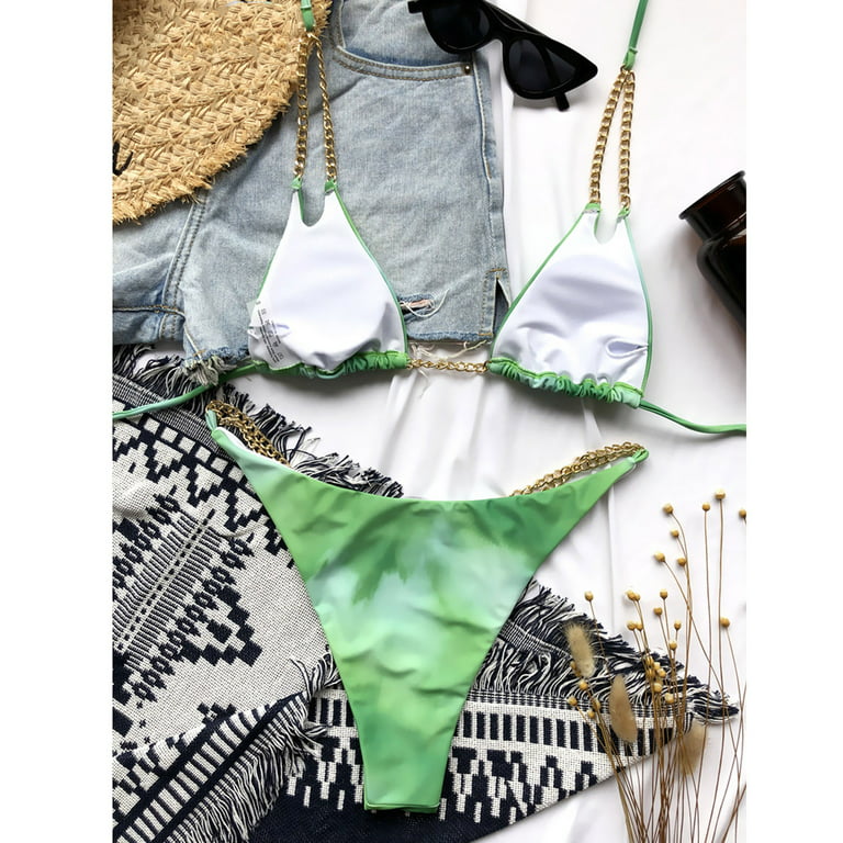 Women Two-Piece Bathing Suits Trendy Leaf Print Tank Top with Boyshorts  Summer Beachwear Tankini Tummy Control Swimsuit, Green, Medium : :  Clothing, Shoes & Accessories