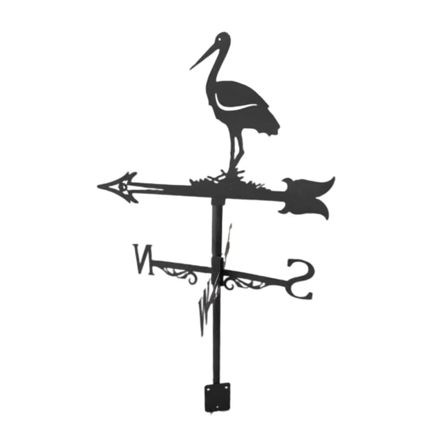Estatuilla de Animal de Veleta de hierro Sunnimix Veleta Grua