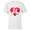White, variant on Disney Donald and Daisy Duck Valentine's Day Heart - Short Sleeve T-Shirt for Kids - Customized-White