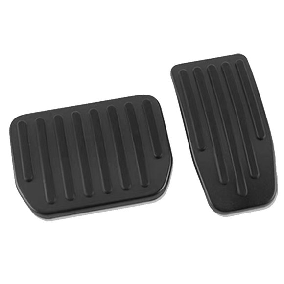 fastboy Premium Aluminum Alloy Foot Pedal Cover For Ultimate Comfort Anti Slip Throttle Brake Brake Pad black