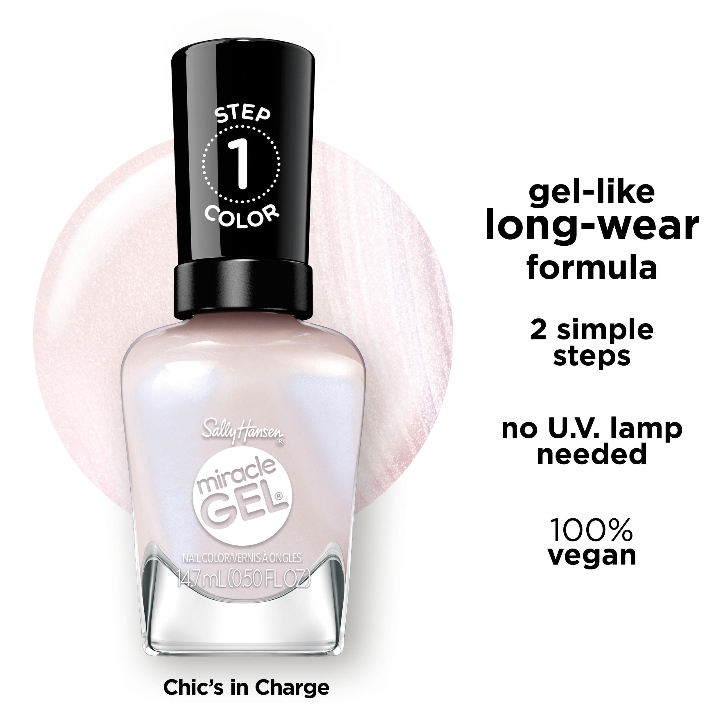 Sally Hansen Miracle Gel Nail Polish Chic's in Charge 14.7ml