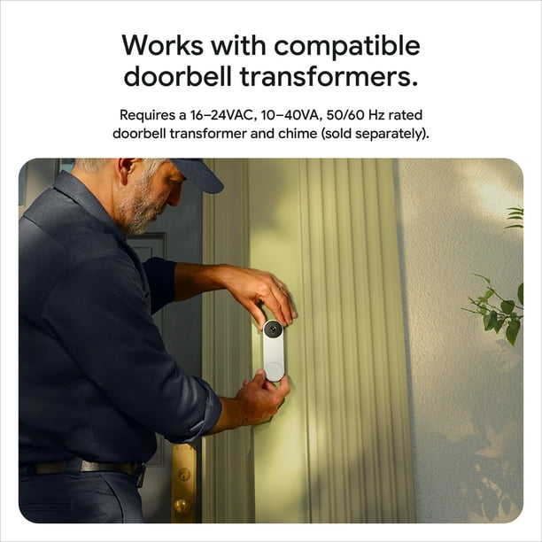 その他 Google nest doorbell Google Nest Doorbell (Wired, 2nd gen)- Snow : Amazon.ca: Tools
