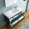 thumbnail image 3 of Fresca Valencia 40" Wood Bathroom Vanity with Cabinet in Dark Slate Gray, 3 of 5