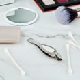 thumbnail image 2 of Equate Beauty Comfort Grip Adult Stainless Steel Slant Tip Tweezers, 2 of 10