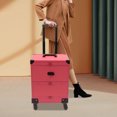thumbnail image 3 of ChicHomey Schminkkoffer Kosmetik Trolley Kosmetik Organizer Rolling Box Make up Koffer, 3 of 6