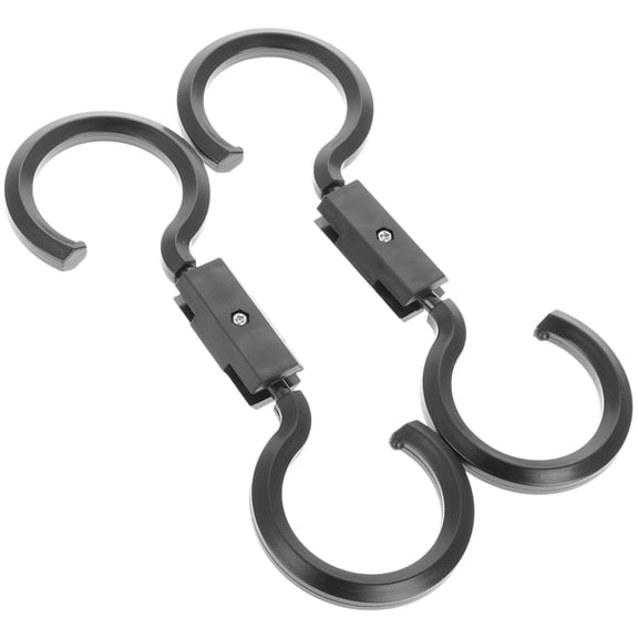 ETEREAUTY 2-Pack Adjustable Car Hooks for Handbags and Bags, Plastic Backseat Organizer Accessories for Vehicles
