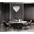 thumbnail image 5 of Design Living 15-Light D32" Five Tier Chrome Frame Chandelier with Clear Hanging Crystals, 5 of 6
