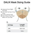 thumbnail image 4 of DALIX Skin Tone Face Mask 3 Layer Filter Pocket Nose Piece Vintage - L-XL (3-Pack), 4 of 7