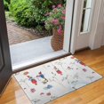 thumbnail image 2 of White Christmas Gnome Pattern Door Rugs,Washable Non Slip Door Mats Indoor,Decorative Door Mats,Entry Mat Indoor for Entrance,Bedroom,Kitchen,Bathroom,17"x30", 2 of 6