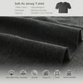 thumbnail image 3 of PURE ERA 100% Jersey Cotton 3pc Bed Sheet Set Super Soft Breathable Fits Mattress Up to 20" Extra Deep Pocket Charcoal Gray Twin, 3 of 8