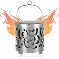 thumbnail image 1 of Portable Warming Stove Compatible with Outdoor Backpackers, High Temperature Resistant Camping Heating Cover Compact Portable Design, Multifunctional Stainless, 1 of 5