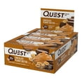 thumbnail image 4 of Quest Protein Bar, Chocolate Peanut Butter Flavored, 20g Protein, Gluten Free, 12 Count, 4 of 11