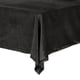 thumbnail image 4 of Mantel rectangular de poliéster tejido para bodas o banquetes, negro, 63"x102", 4 of 5