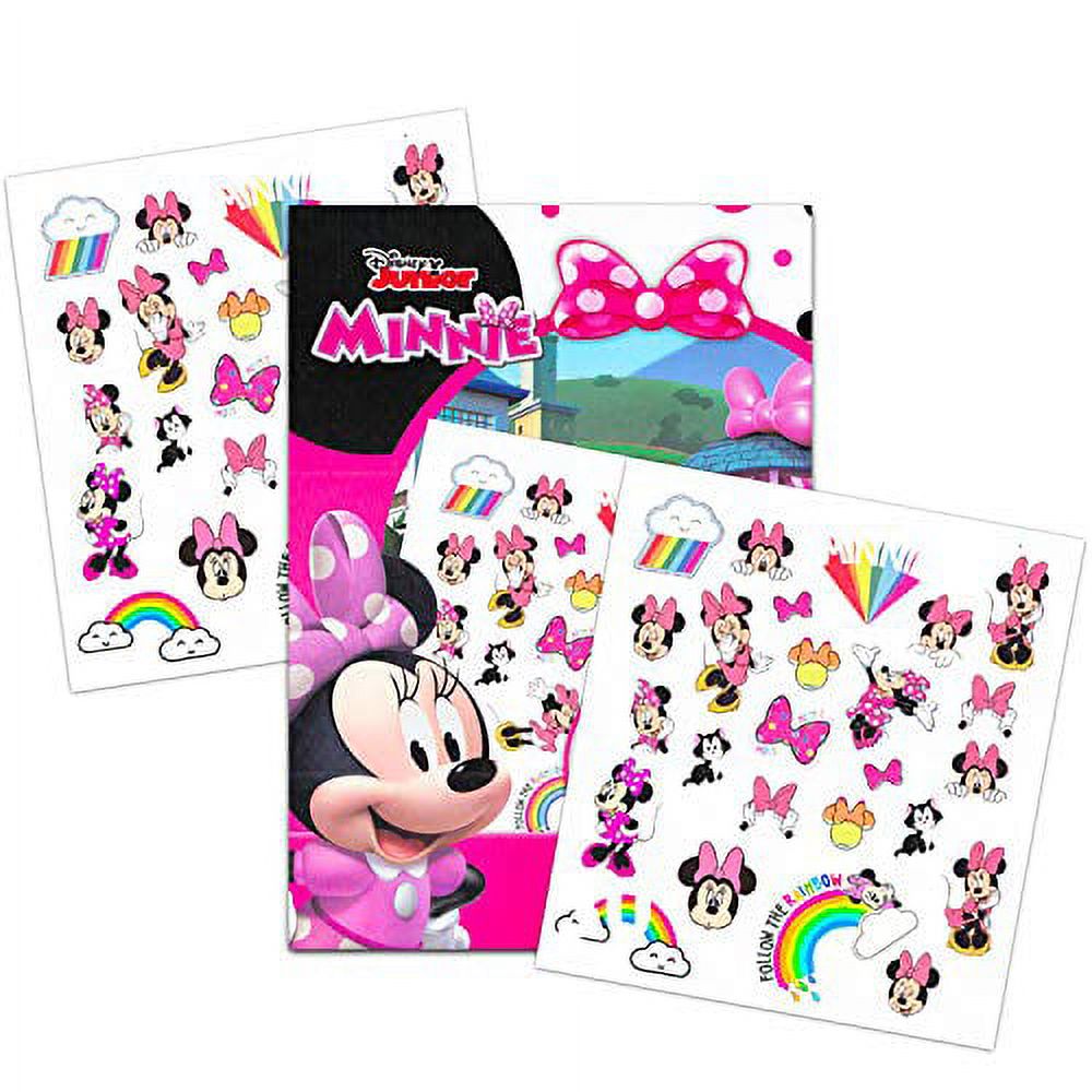 Disney Tattoos Party Favor Set For Girls -- Over 175 Temporary Tattoos Featuring Minnie Mouse, Disney Princess and Moana with Bonus Disney Princess Stickers (20 Disney Temporary Tattoo Sheets) - image 2 of 5