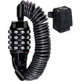 thumbnail image 1 of Bike Lock, Steel Cable Bike Lock, Bike Chain Lock, Black Bike Lock, Resettable Bike Lock, Bike Lock with Lock, 1 of 5