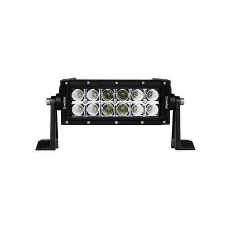 Heise - 8" Dual-Row LED Light Bar - Black