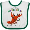 thumbnail image 3 of Inktastic My First Mardi Gras Crawfish Boys or Girls Baby Bib, 3 of 4