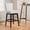 Beige+Black, variant on Set of 2 Counter Height Barstools, 26.75 Backless Faux Leather Stools for Kitchen Island, Dark Brown PU