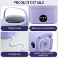 thumbnail image 4 of Portable Washing Machine, 8L Foldable Mini Washer with 3 Modes - Ideal for Underwear, Baby Clothes, Socks - Perfect for RVs, Apartments, Dorms & Travel, Lightweight & Space-Saving Design, 4 of 7