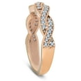thumbnail image 2 of Pompeii 1/3 Ct Diamond Infinity Womens Wedding Anniversary Ring 14k Rose Gold Band, 2 of 6