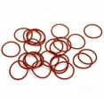 thumbnail image 6 of Hardware 10pcs/lot Red Silicone Ring Gasket CS 1mm OD 5mm-46mm Silicon O Ring Gaskets Food Grade Rubber O-Ring VMQ Seal Washer Packing Washer, 6 of 6