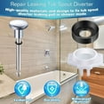 thumbnail image 2 of Bathtubs Faucet Diverter Replacement Set With Seals Fixes Leaking Shower Valves, 2 of 8