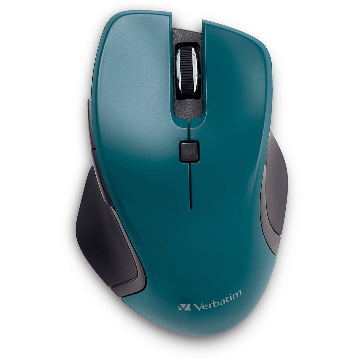 Verbatim USB-C™ Wireless Blue LED Mouse - Teal - Blue LED/Optical - Wireless - Radio Frequency - 2.40 GHz - Teal - USB Type C - 1600 dpi - 6 Button(s) - 1 Each