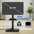 thumbnail image 6 of Mobile TV Stand with Power Outlet, Mobile TV Cart for 32-70 inch TV up to 88 lbs, 6 of 7