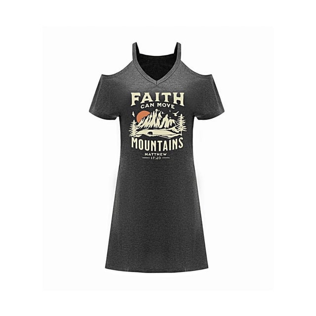 Vestido de verano para mujer, vestido corto con hombros descubiertos, para vacaciones, fiestas, desplazamientos L