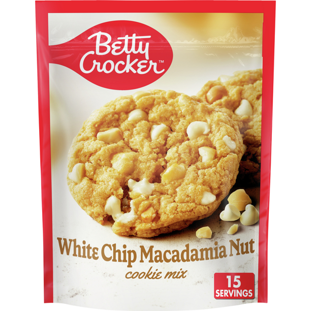 Betty Crocker White Chip Macadamia Nut Cookie Mix, 14 oz