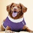 thumbnail image 7 of Dog Sweater Winter Warm Turtleneck Sweatshirt, Holiday Theme Puppy Costume Christmas Outfit for Dog Cat, M, 7 of 7