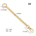 thumbnail image 1 of Extensor de correa de bolso cruzado de metal, extensor de correa de hombro para bolso, cadena para bolso, accesorio, dijes, correa para bolso, 1 of 6