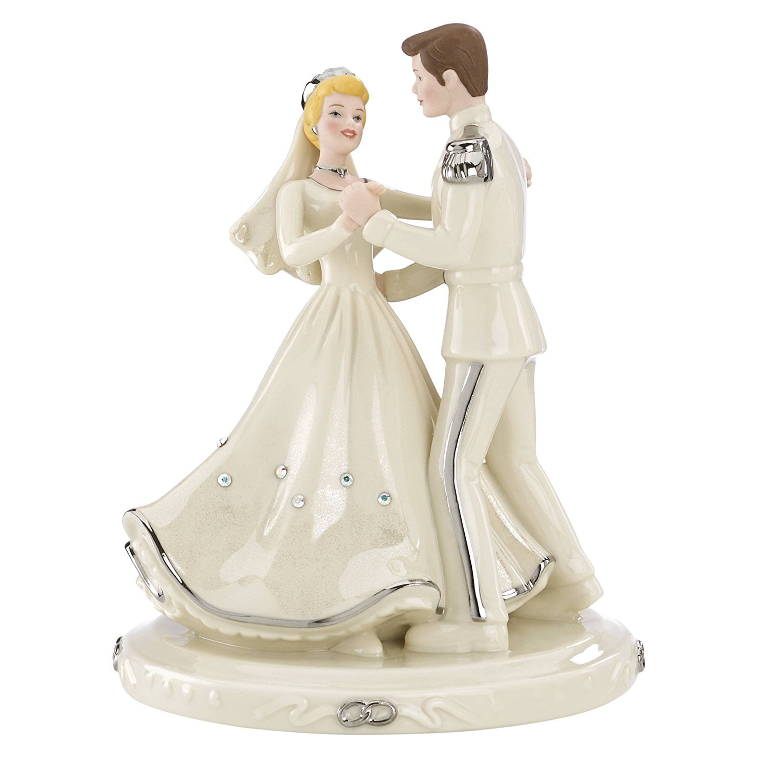 Disney Personalized Wedding Cake Topper Cinderella and Prince Charming Mr and Mr 