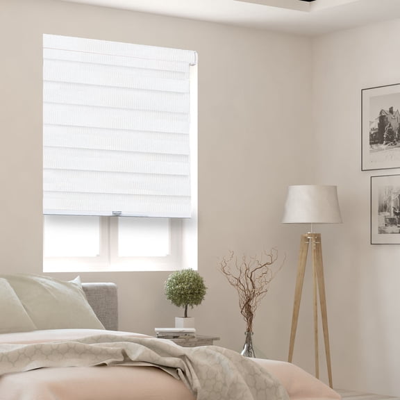 YELLOW BLINDS White Cordless Zebra Roller Shades for Windows, Dual Layer Light Filtering & Room Darkening, 20"W X 72"H, Modern Window Blinds with Cassette Valance, Easy Install, Safe for Kids & Pets