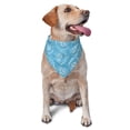 thumbnail image 6 of Dog Bandanas, Conch Blue Adjustable Dog Scarf Triangle Bib Handkerchief Accessories for Small Medium Large Dogs, Cats, Pets, 6 of 6