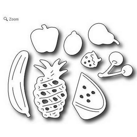 Frozen Strawberries - Frantic Stamper - Dies - Fresh Fruit Icons