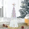 thumbnail image 6 of Dmlowu Glass Christmas Lights - 10"/25cm Table Top Christmas Tree Night Light, Exquisite Tabletop Christmas Tree Led Lights for Holiday Party Christmas Decorations, 6 of 7